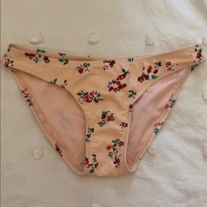 Xhilaration Floral Bikini Bottom - Size S